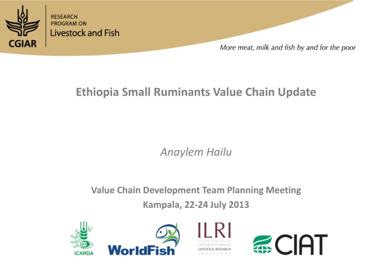 ethiopia small ruminants value chain update