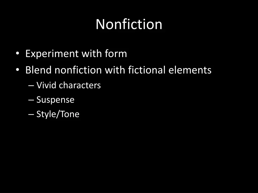 nonfiction