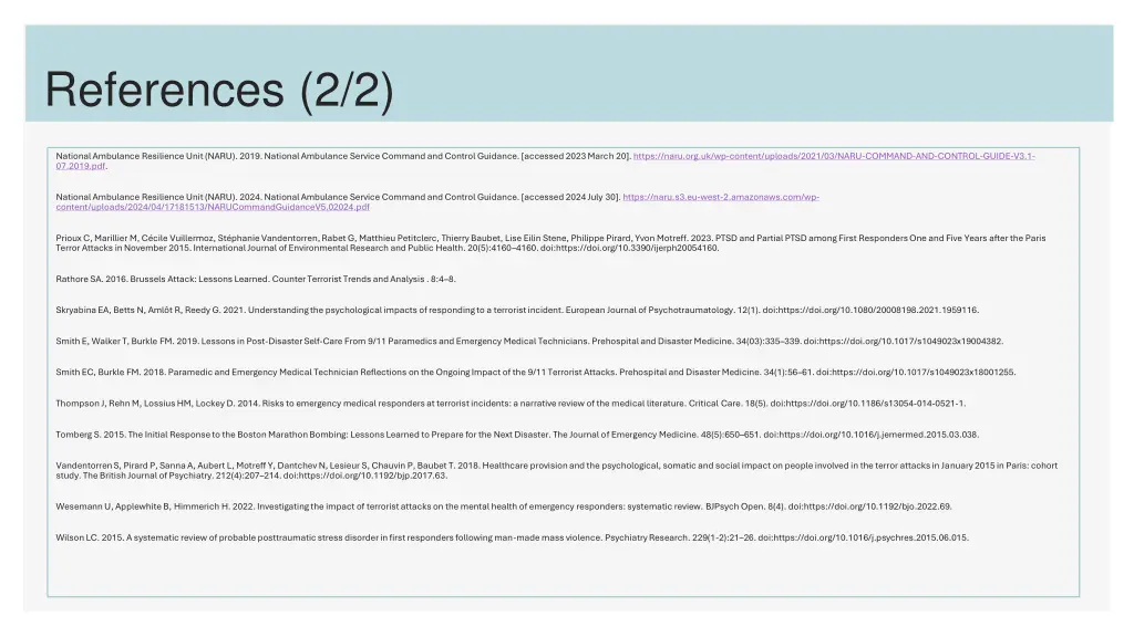 references 2 2