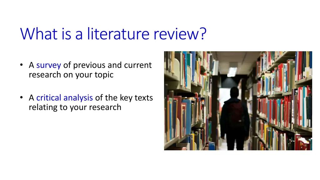 what is a literature review