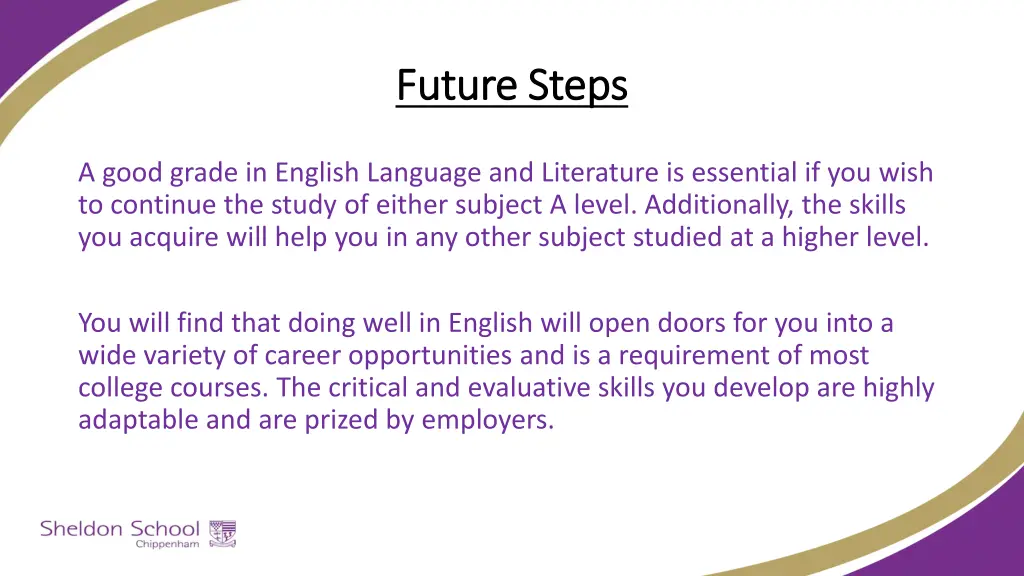 future steps future steps