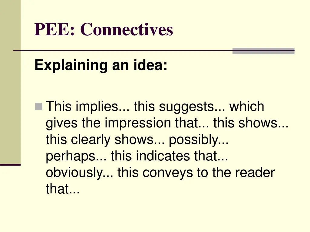 pee connectives 1