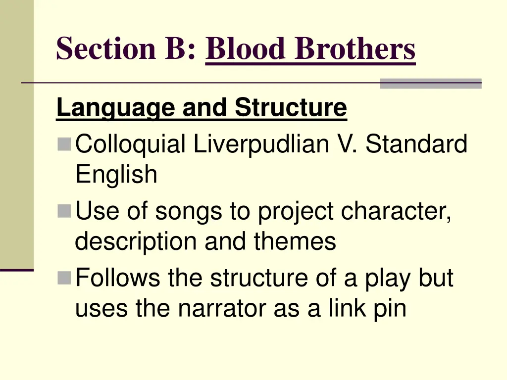 section b blood brothers 3