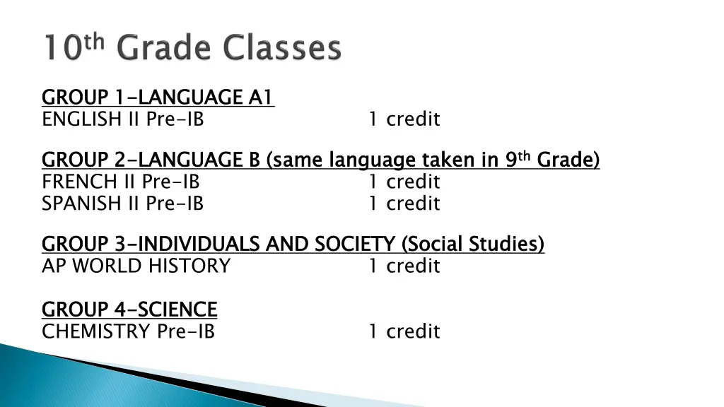 group 1 english ii pre ib