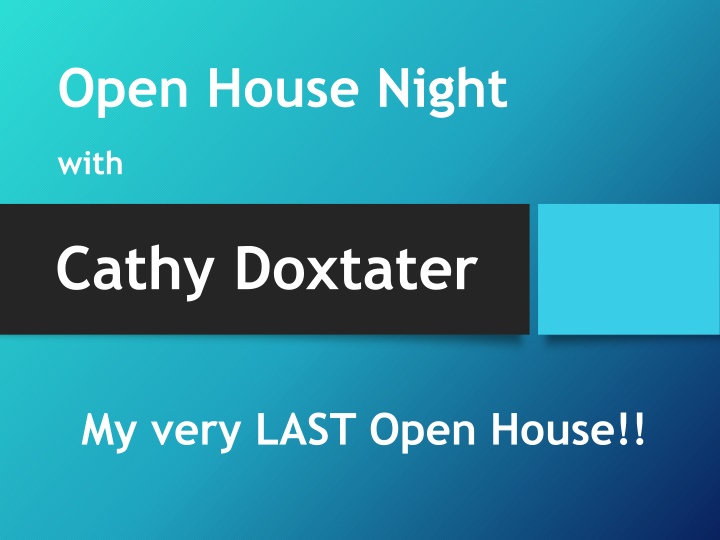 open house night