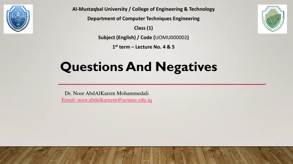 al mustaqbal university college of engineering 2