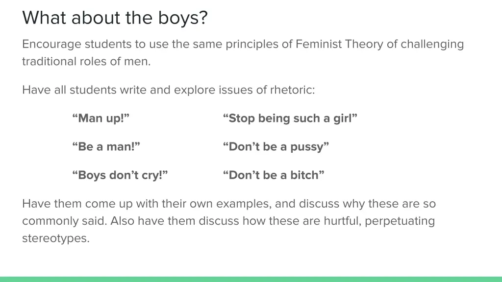 what about the boys