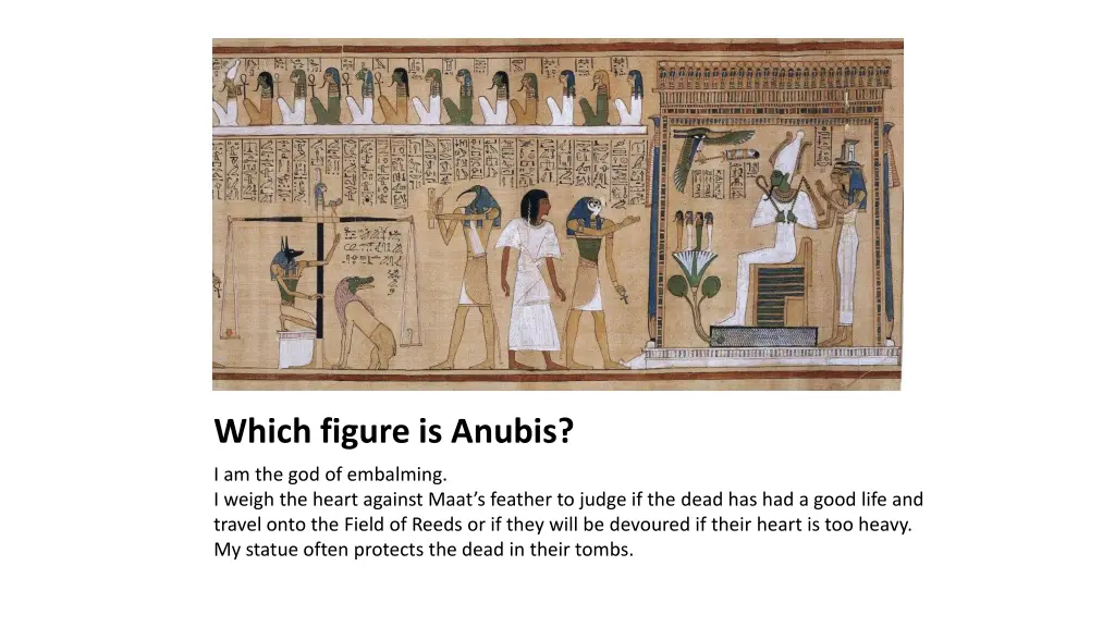 which figure is anubis
