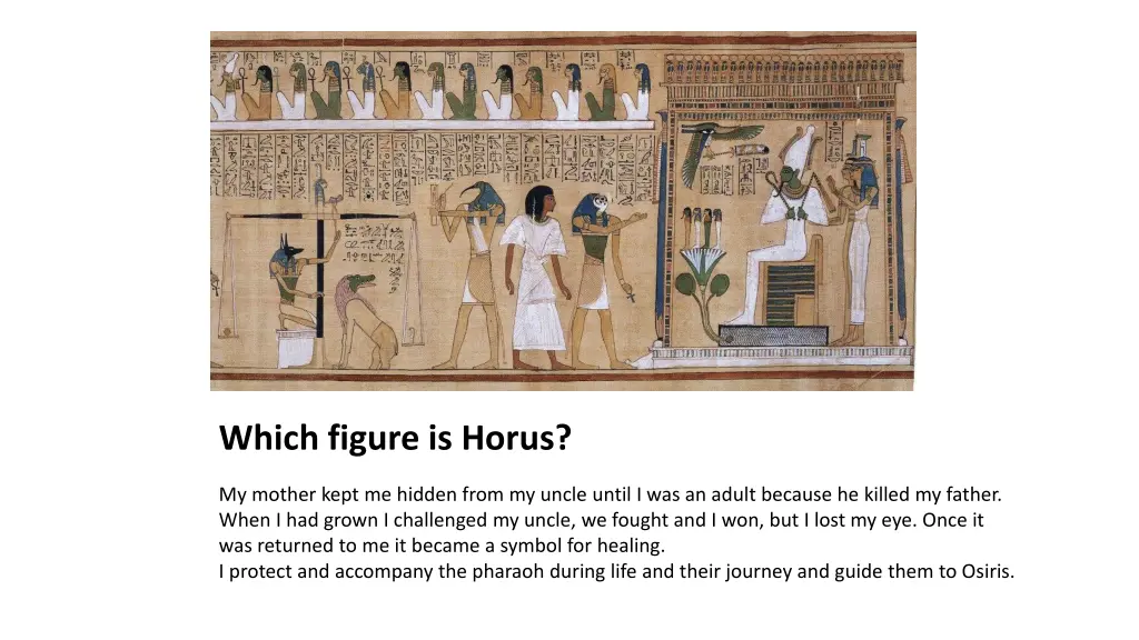 which figure is horus