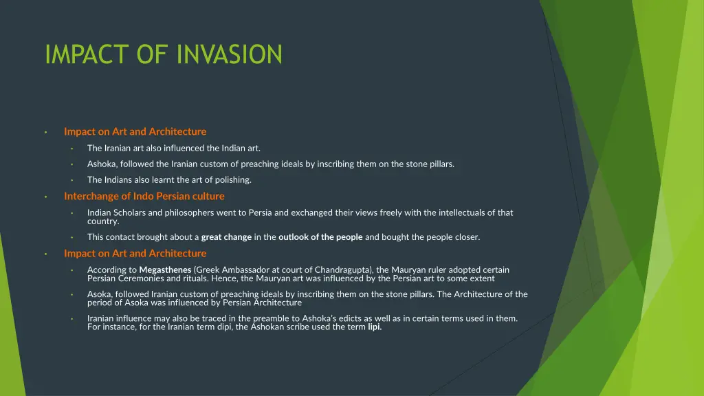 impact of invasion