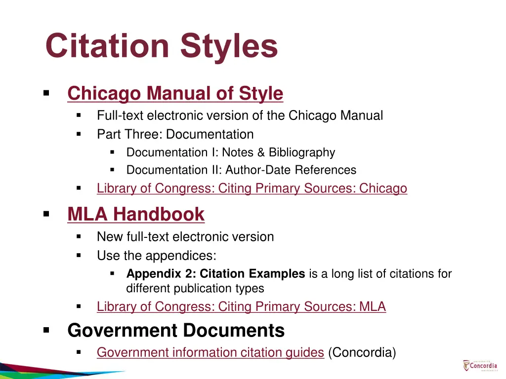 citation styles