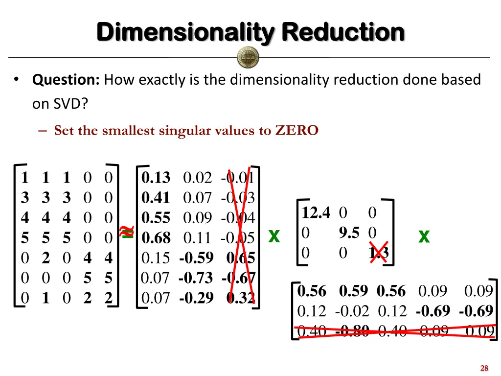 dimensionality reduction dimensionality reduction 1