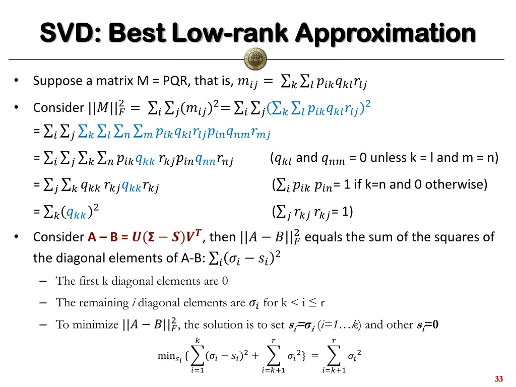 svd best low svd best low rank approximation rank 2