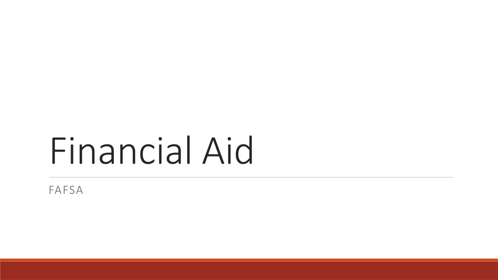 financial aid 1