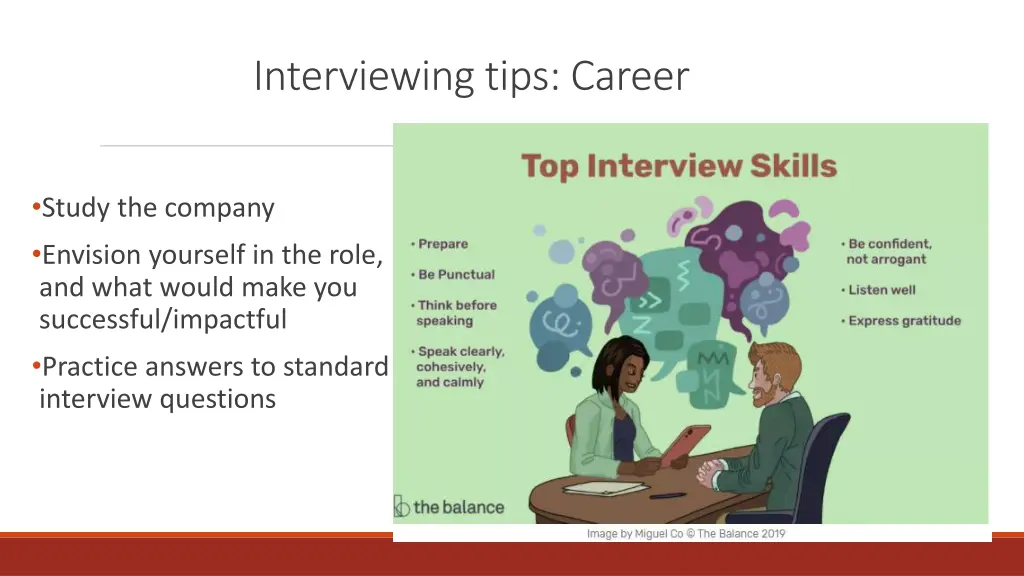 interviewing tips career