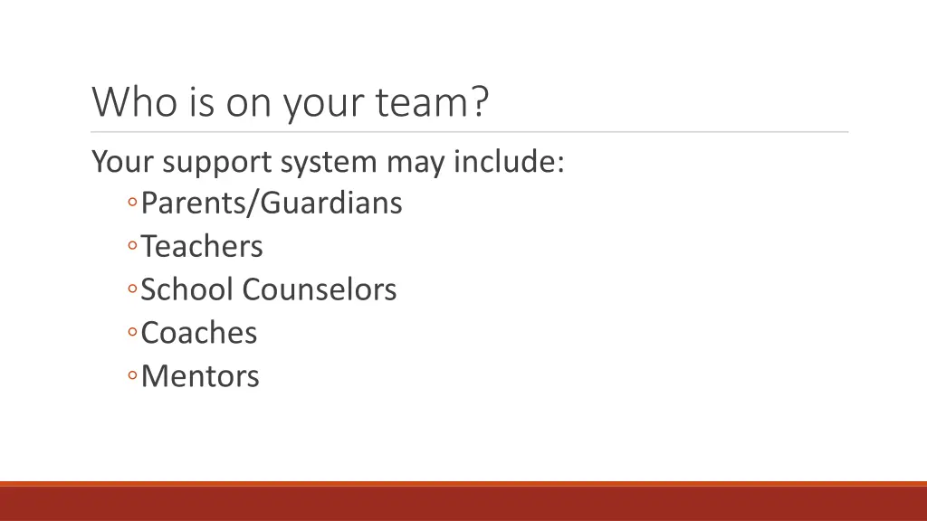 who is on your team