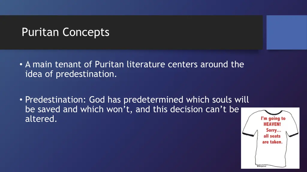 puritan concepts