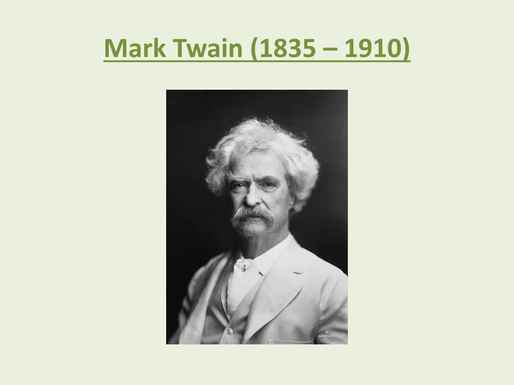mark twain 1835 1910