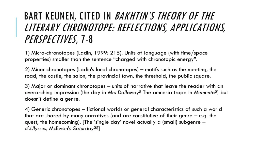 bart keunen cited in bakhtin s theory