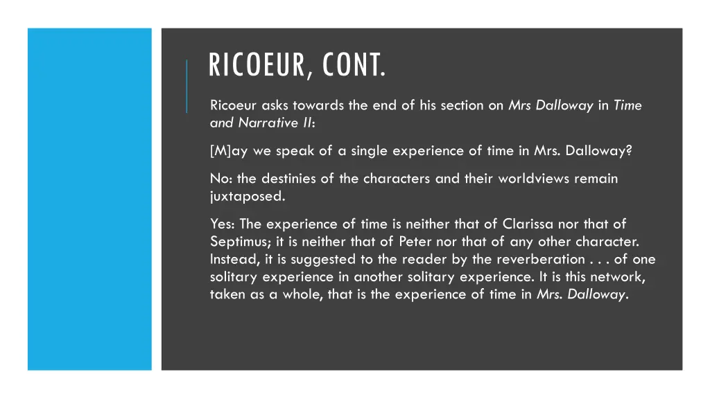 ricoeur cont 1