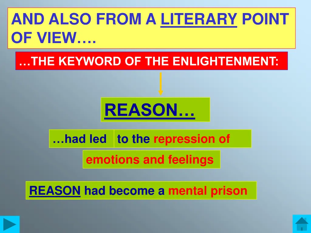 and also from a literary point of view