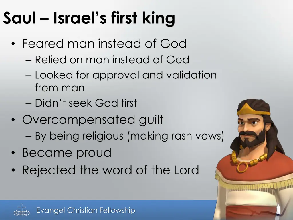 saul israel s first king