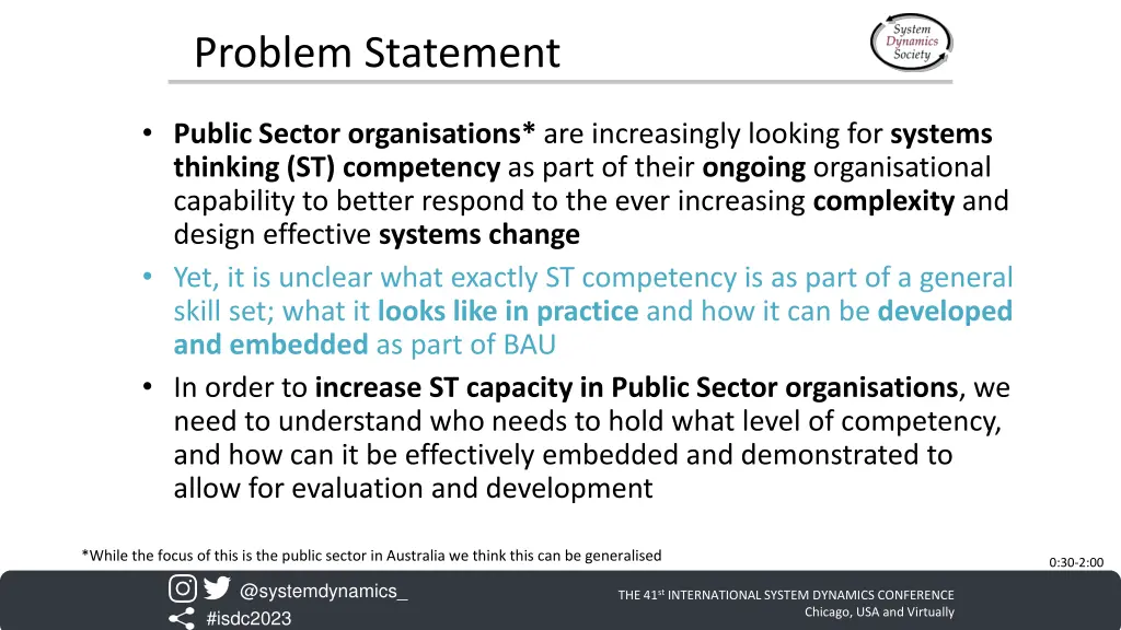 problem statement