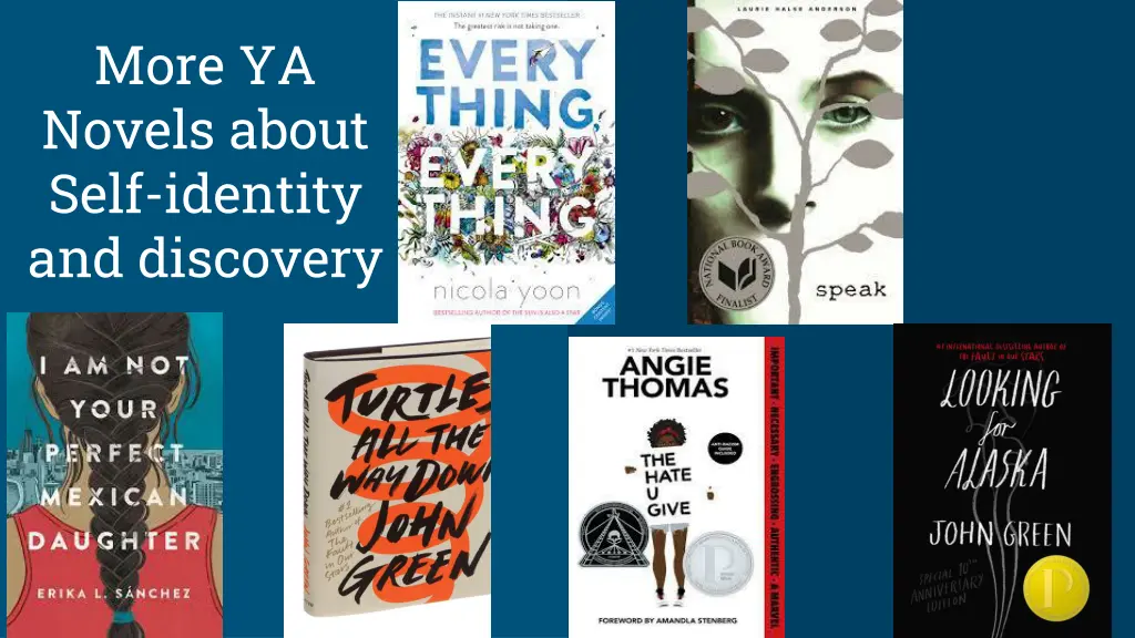 more ya novels about self identity and discovery