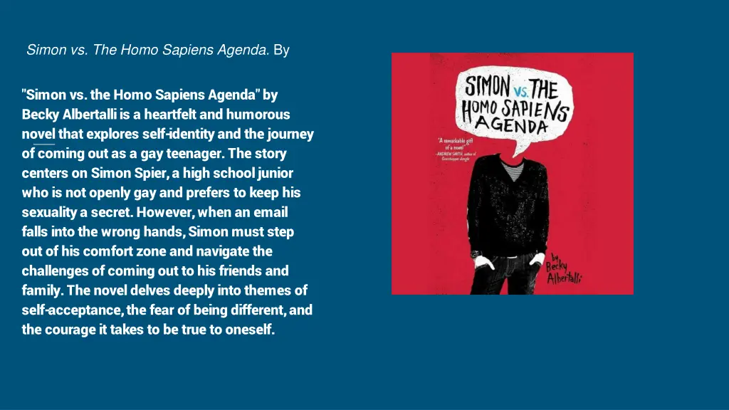 simon vs the homo sapiens agenda by