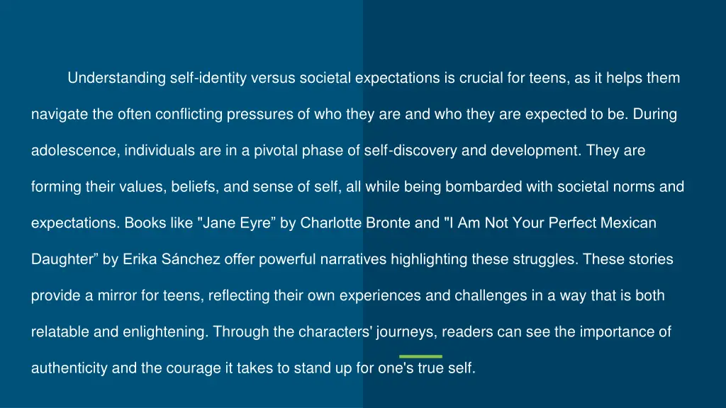 understanding self identity versus societal