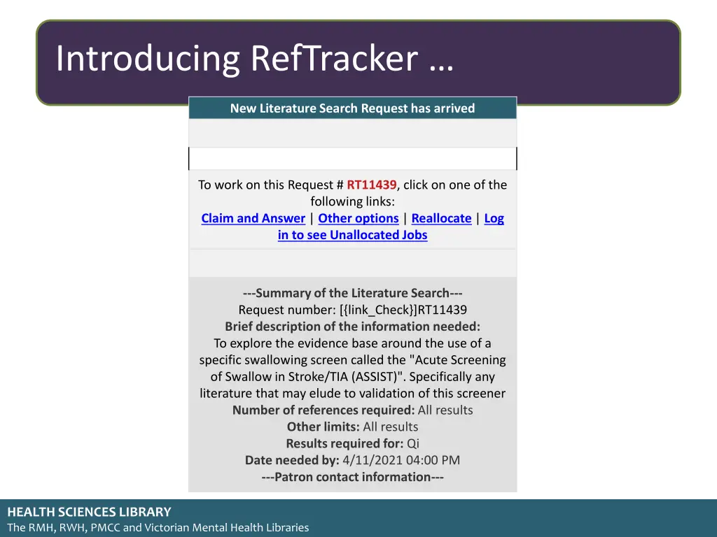 introducing reftracker
