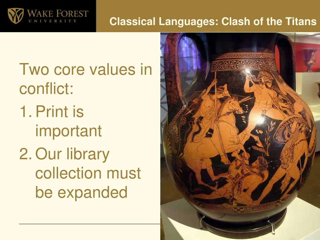 classical languages clash of the titans