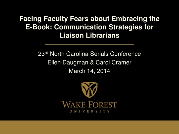 facing faculty fears about embracing the e book