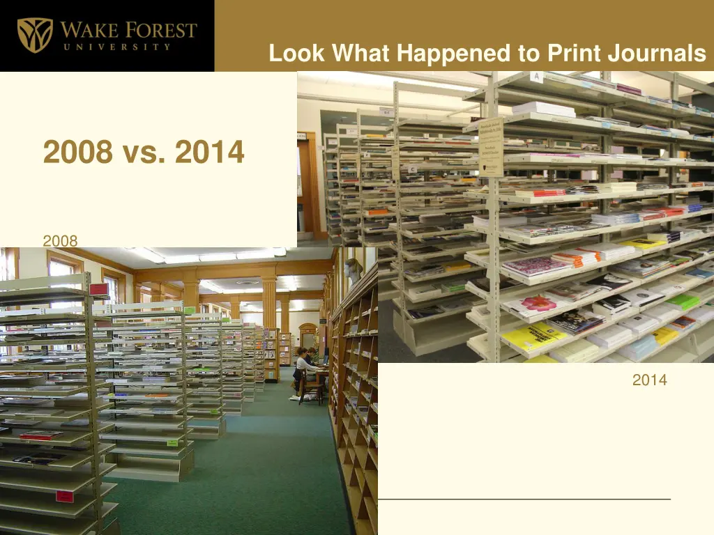 look what happened to print journals