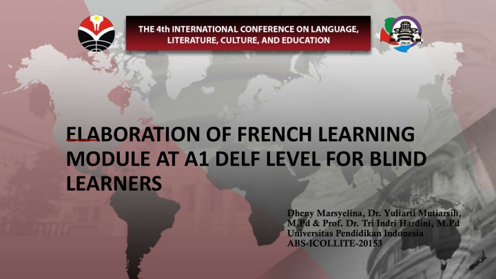 elaboration of french learning module at a1 delf