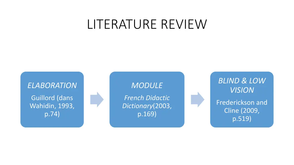 literature review