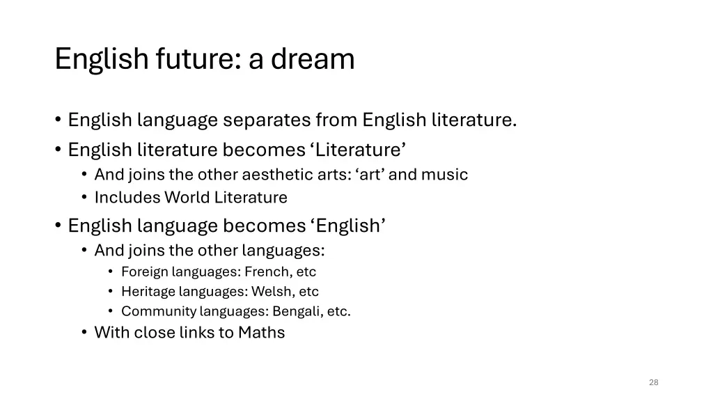 english future a dream