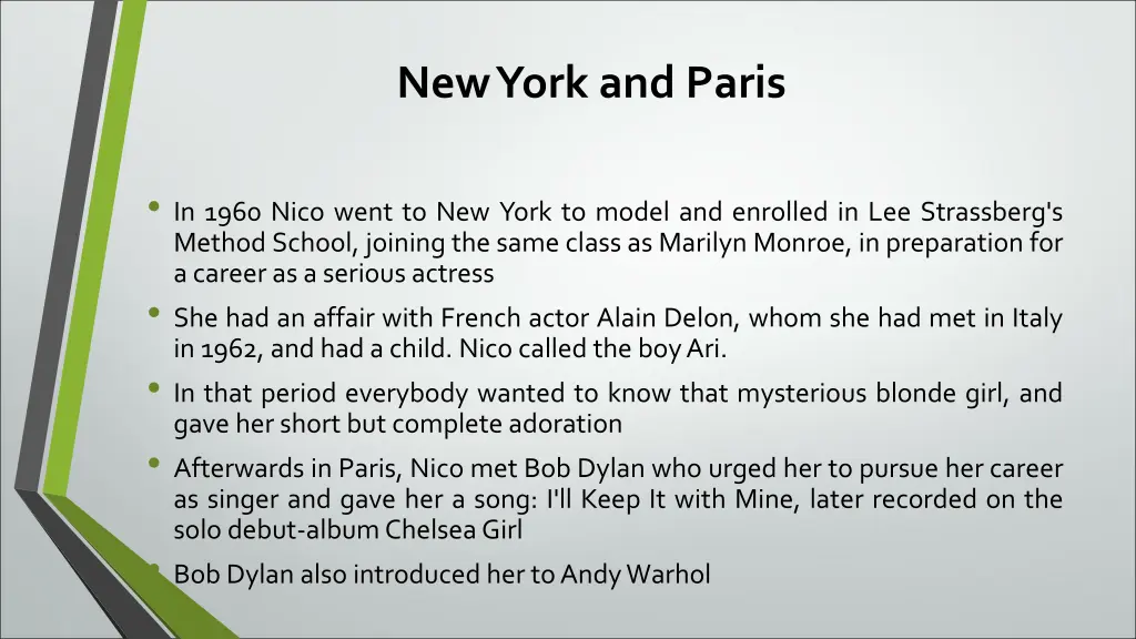 new york and paris