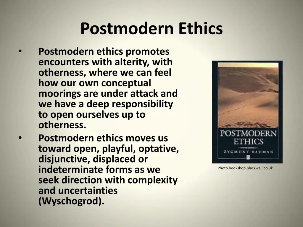 postmodern ethics 5