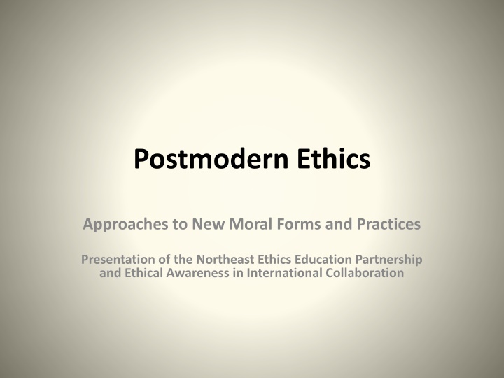 postmodern ethics