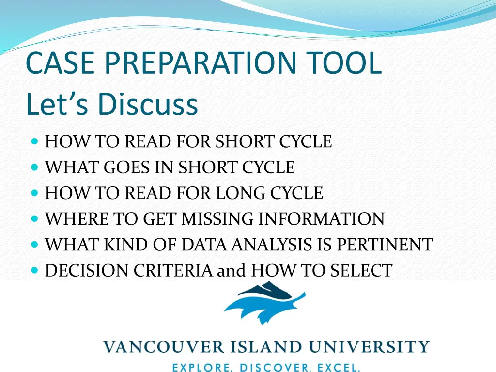 case preparation tool let s discuss