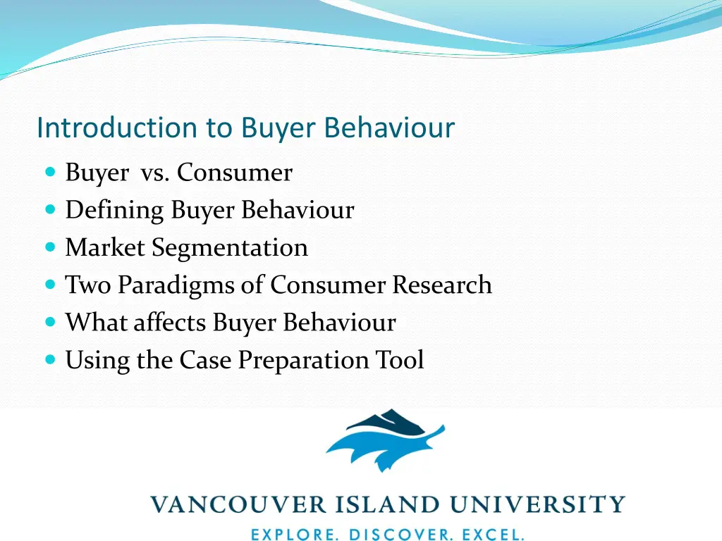 introduction to buyer behaviour