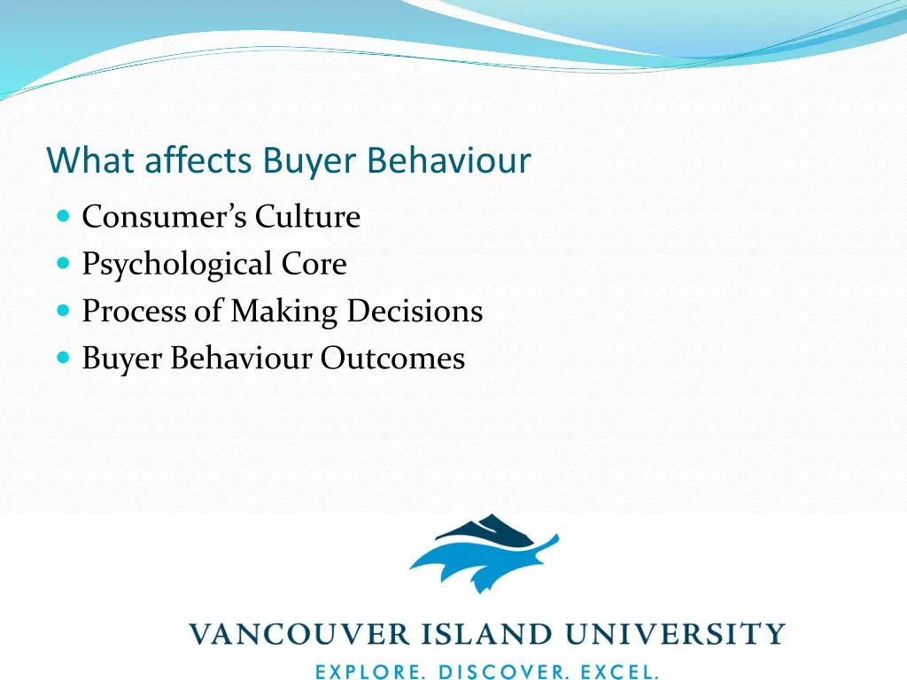 what affects buyer behaviour 1