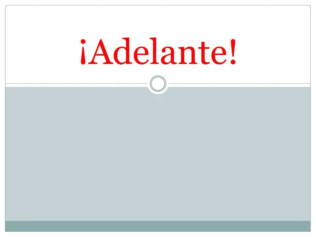 adelante