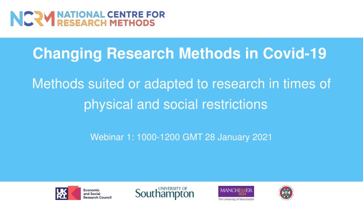 changing research methods in covid 19