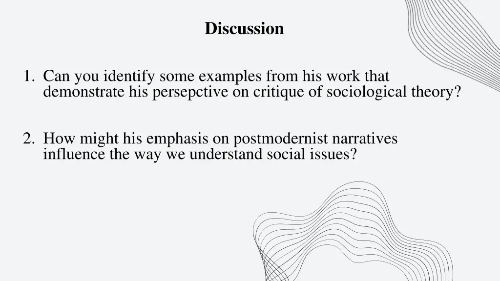 discussion