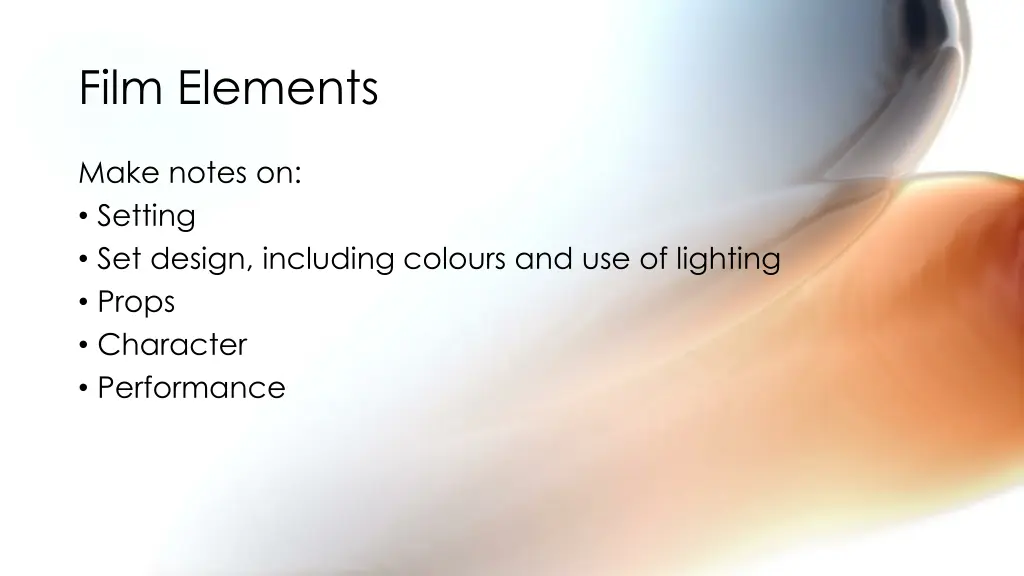 film elements