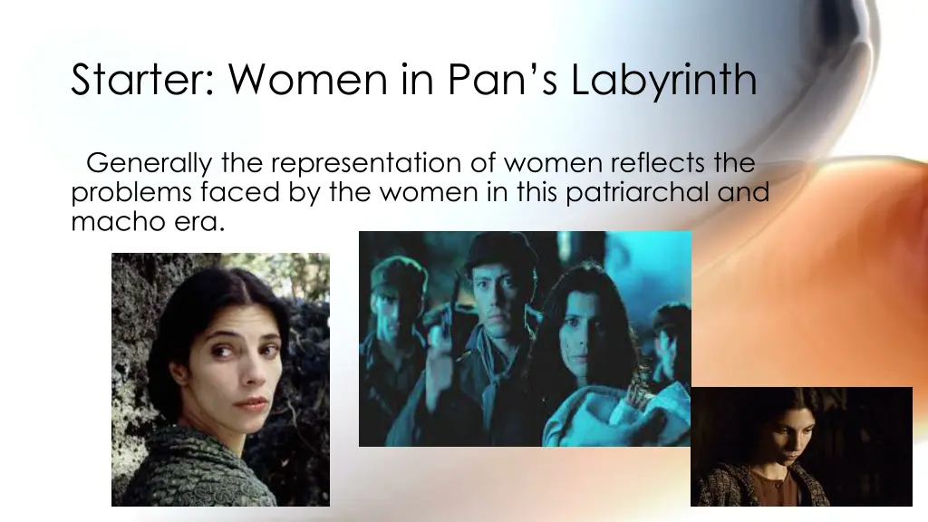 starter women in pan s labyrinth