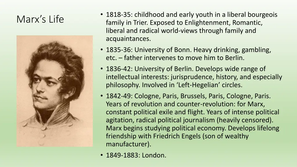 1818 35 childhood and early youth in a liberal