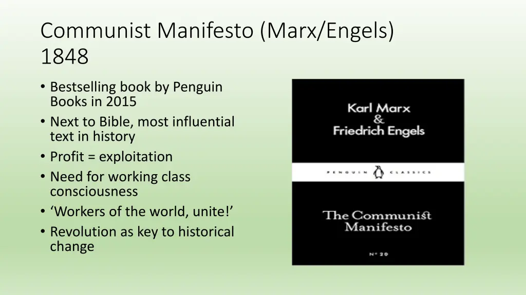 communist manifesto marx engels 1848